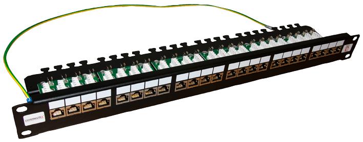 009-002-001-40 PATCH PANEL, 24PORT, 1U, CAT6A CONNECTIX CABLING SYSTEMS