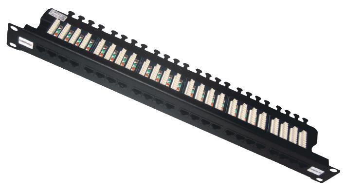 009-001-001-40 PATCH PANEL, 24PORT, 1U, CAT6 CONNECTIX CABLING SYSTEMS