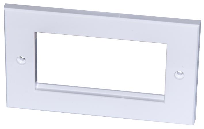 008-010-010-70 FACEPLATE, DUAL GANG, 4 MODULE EURO CONNECTIX CABLING SYSTEMS