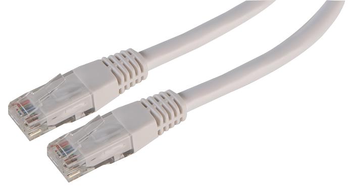 PSG90968 PATCH CORD, RJ45 PLUG, CAT6, 5M, WHITE PRO SIGNAL