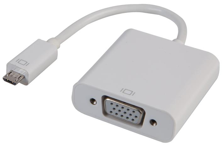 PSG90928 ADAPTER, MHL-VGA FEMALE, WHITE PRO SIGNAL