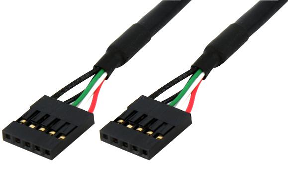 USBINT5PIN MOTHERBOARD HEADER CABLE, IDC USB, 0.45M STARTECH