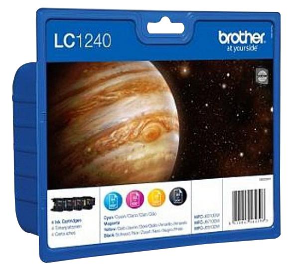 LC1240VALBP INK CART, LC1240, 4 COLOUR MULTIPACK BROTHER