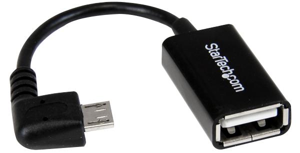UUSBOTGRA LEAD, USB ON THE GO, RIGHT ANGLE STARTECH