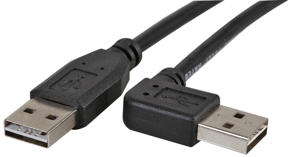 PSG91263 LEAD, USB2.0 REVERSIBLE AM-90 DEG AM, 2M PRO SIGNAL