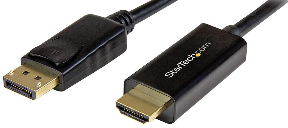 DP2HDMM1MB CABLE ASSY, DP PLUG-HDMI PLUG, 1M STARTECH
