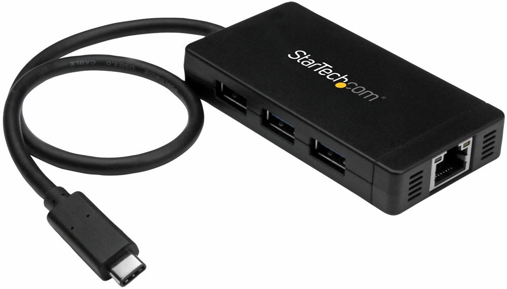 HB30C3A1GE USB-C - 3 PORT USB3.0 HUB & ETHERNET STARTECH