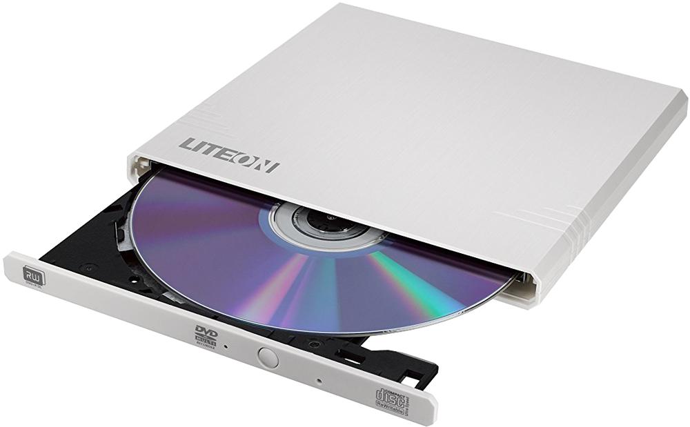 EBAU108-21 DVD WRITER, 8X SLIM EXTERNAL, WHITE LITEON