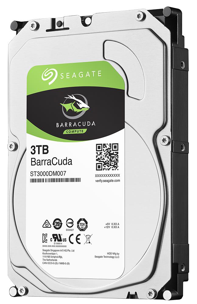 ST3000DM007 DRIVE, BARRACUDA 3.5IN, 3TB 256MB SEAGATE