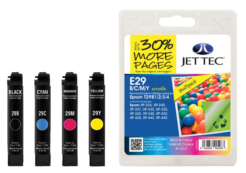 101E002921 INK CART, REMAN, T2986 BCMY MULTIPACK JET TEC