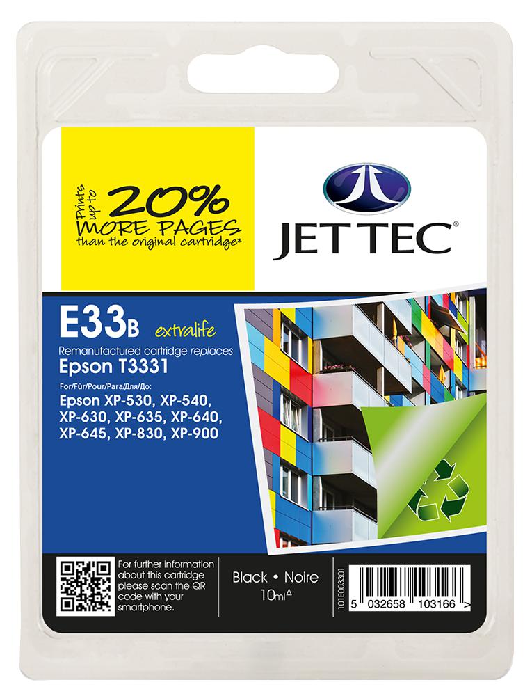 101E003301 INK CART, REMAN, T3331 BLACK JET TEC