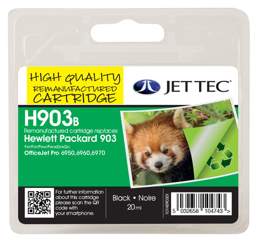 101H090301 INK CART, REMAN, HP903 BLACK JET TEC