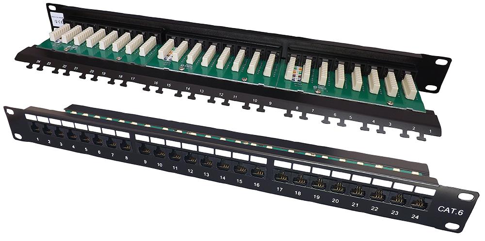 SF24JE 24 PORT CAT 6 UTP PATCH PANEL TUK