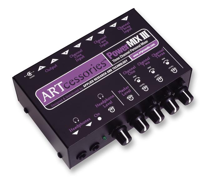 POWERMIX III MIXER, 3 CH STEREO ART