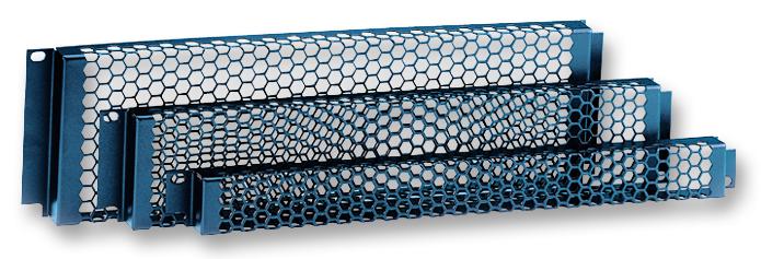 87447 RACK PANEL, STEEL MESH, 3U ADAM HALL HARDWARE
