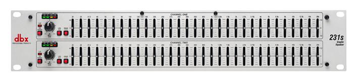 231S GRAPHIC EQUALISER, DUAL 31 BAND DBX