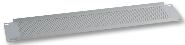 R1286/2UVG 19" 2U VENTILATION PLATE, GREY PENN ELCOM