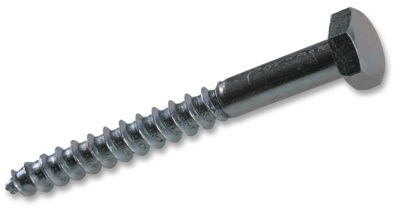 CS630 COACH SCREW M6X30, PK25 DURATOOL