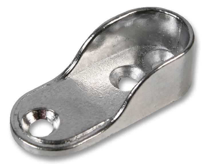 D01733 END BRACKET, OVAL, CHROME (PK2) DURATOOL