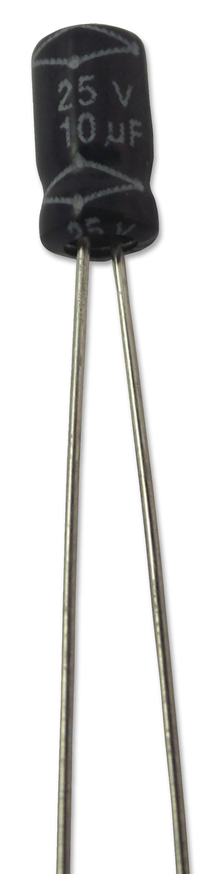 MCMR25V106M4X7 CAP, 10µF, 25V, 20% MULTICOMP PRO
