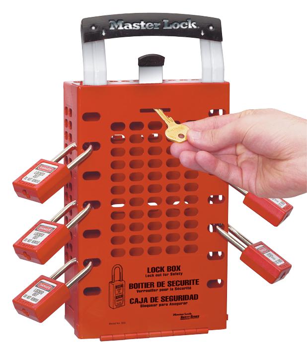 503RED LATCH TIGHT LOCK BOX - RED MASTER LOCK