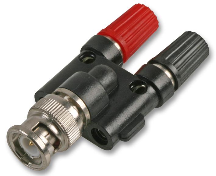 PS000177 ADAPTOR, BNC PLUG-2XBINDING POST PLUG MULTICOMP PRO