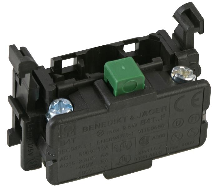 B4TU10 SW CONTACT BLOCK, 1 POLE, 10A, 240VAC IMO PRECISION CONTROLS