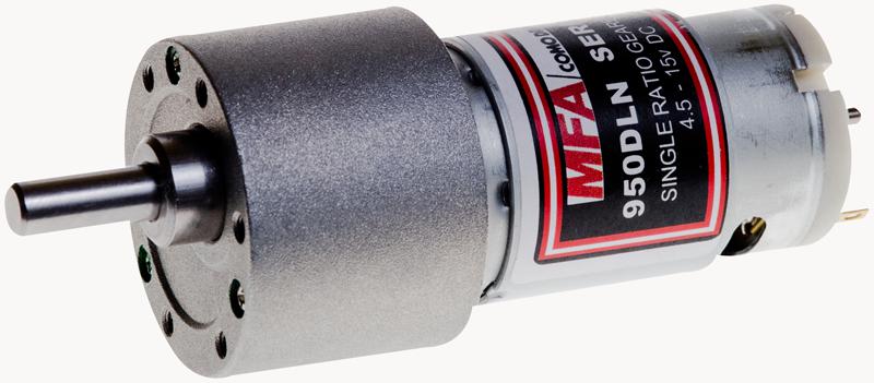 950D1481LN GEARED MOTOR, 35MM, 6MM, 4.5-15V, 148:1 MFA