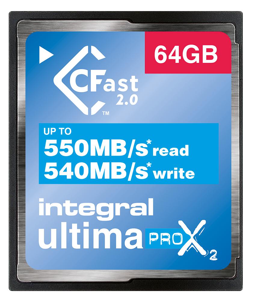 INCFA64G-550/540 64GB ULTIMAPRO CFAST 2.0 INTEGRAL