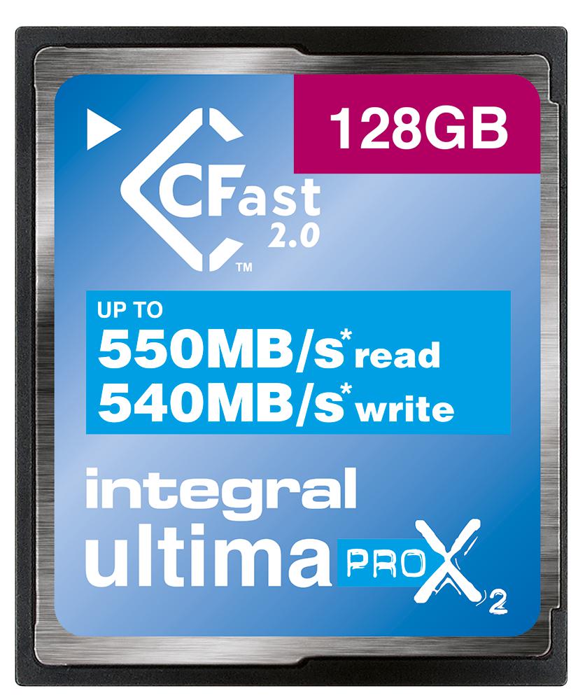 INCFA128G-550/540 128GB ULTIMAPRO CFAST 2.0 INTEGRAL