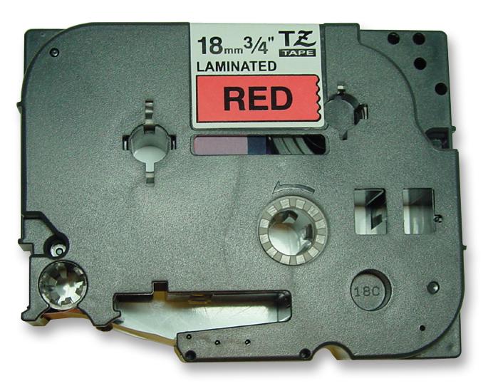 TZE441 18MM BLACK ON RED TAPE BROTHER