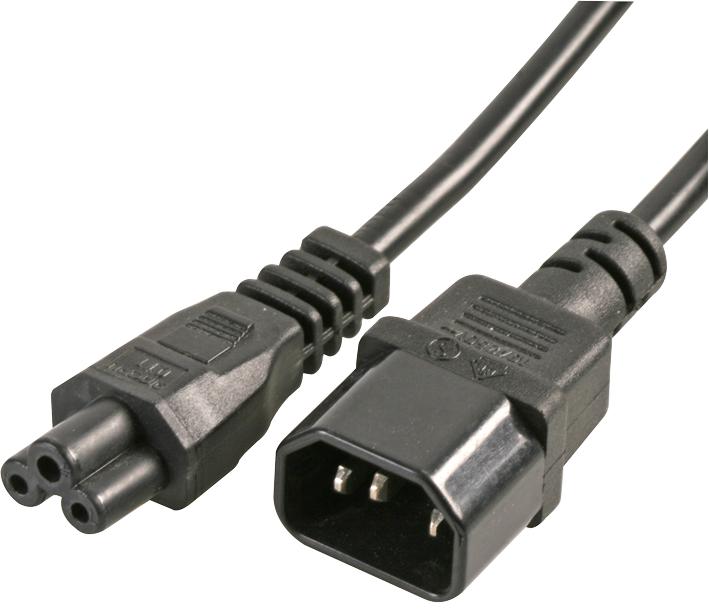 PE01108 LEAD C5 SOCKET TO C14 INLET 5M PRO ELEC