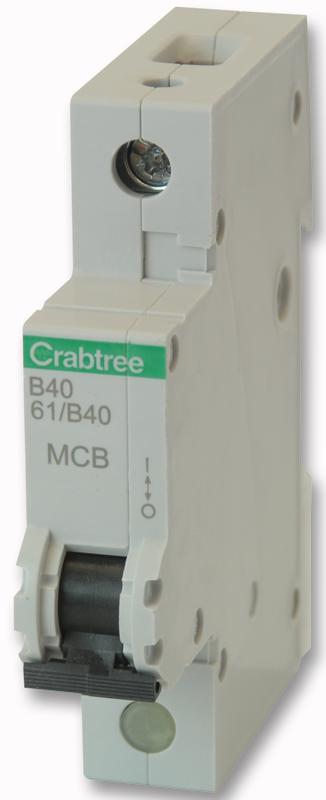S61/B40 STARBREAKER 40A SP TYPE B MCB- CRABTREE