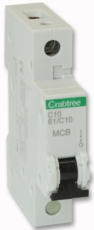 S61/C10 STARBREAKER 10A SP TYPE C MCB CRABTREE