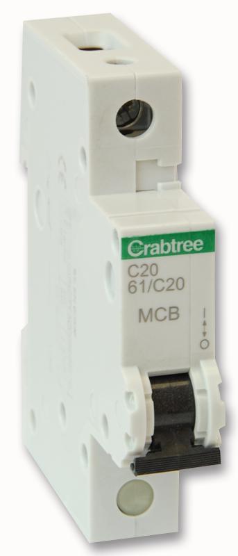 S61/C20 STARBREAKER 20A SP TYPE C MCB- CRABTREE