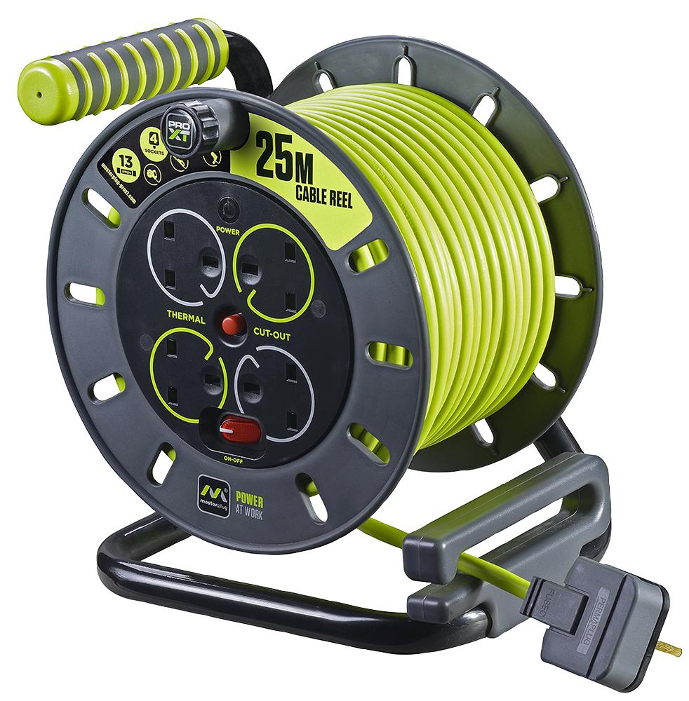 OMU25134SL-PX 4 SKT 25M 13A MED OPEN REEL UK MASTERPLUG