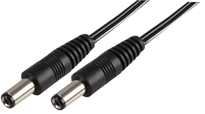 PPW00033 POWER CORD, 2.5MM DC PLUG, 5M, BLK PRO POWER