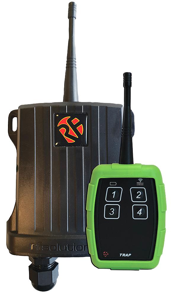 TRAP-8S4 REMOTE CONTROL SYSTEM, 4-CH, 868MHZ, 2KM RF SOLUTIONS