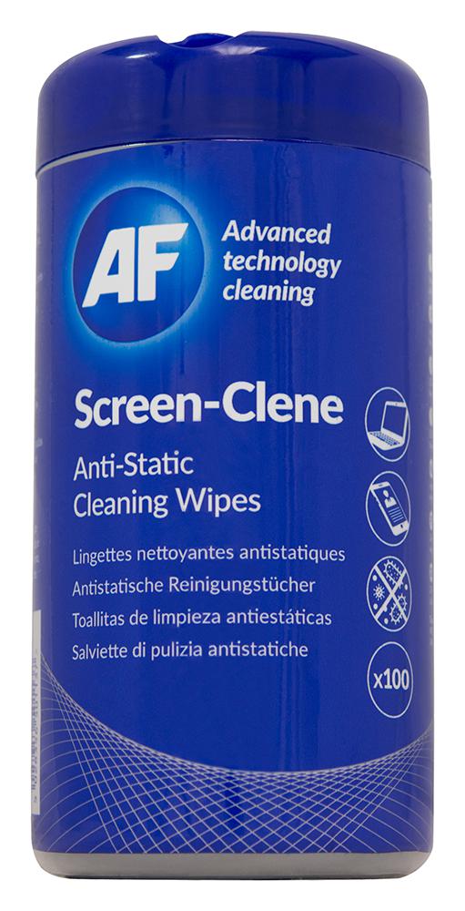 SCR100T WIPES, SCREENCLENS, PK100 AF INTERNATIONAL