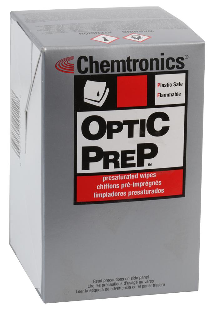 CP410 WIPES, PRESATURATED, OPTIC, BX50, PK50 CHEMTRONICS