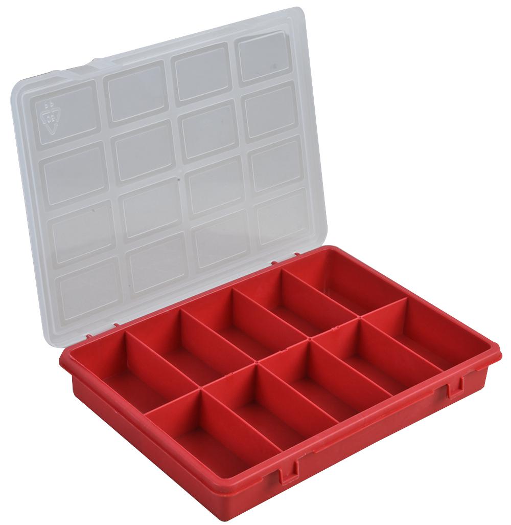 D01829 PLASTIC BOX, TEN GRID DURATOOL