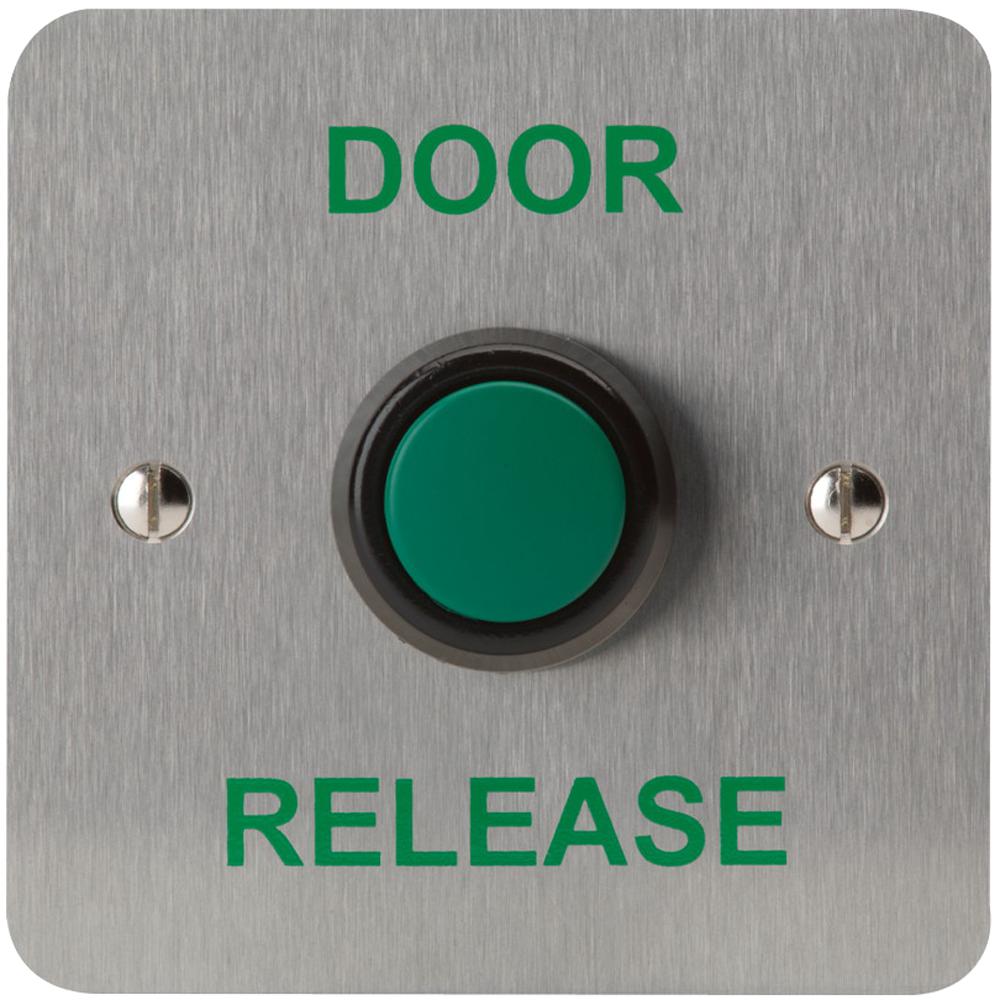 DEF-0656-1 RAISED EXIT BUTTON, GREEN DEFENDER SECURITY