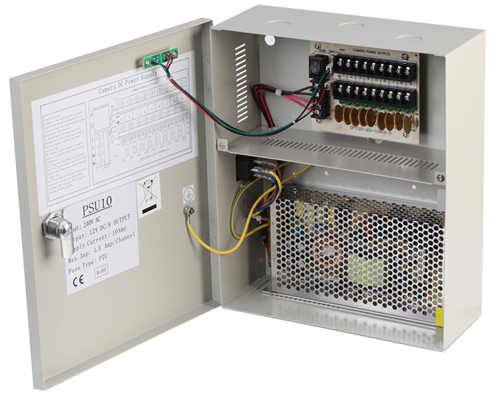PSU10-B POWER SUPPLY, AC-DC, 12V, 10A OYN-X
