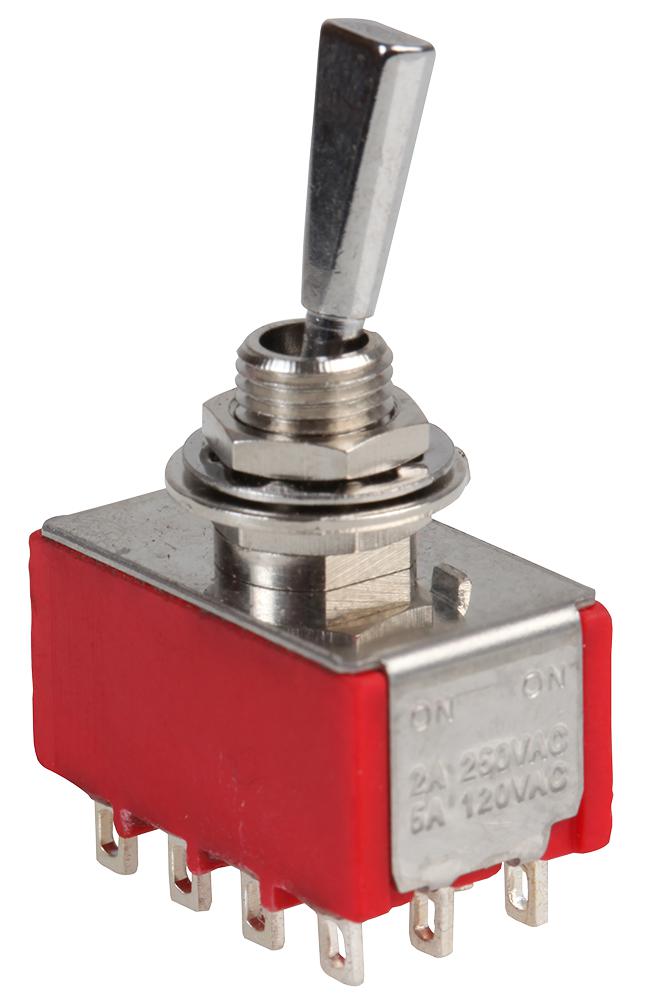 1M41T6B11M1QE SWITCH, 4PDT MULTICOMP PRO