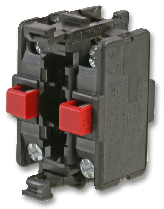 B4TU02 SW CONTACT BLOCK, 2 POLE, 10A, 240VAC IMO PRECISION CONTROLS