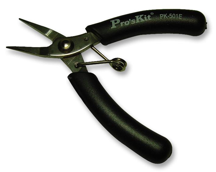 1PK-501E LONG NOSE PLIER, 100MM, SS PROSKIT INDUSTRIES