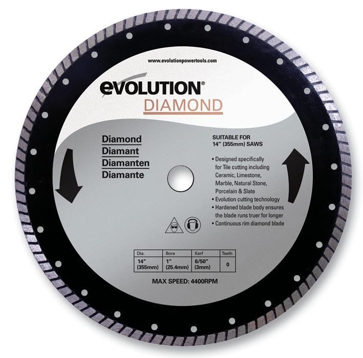 RAGEBLADE 355D BLADE, DIAMOND RAGE2, 355MM EVOLUTION