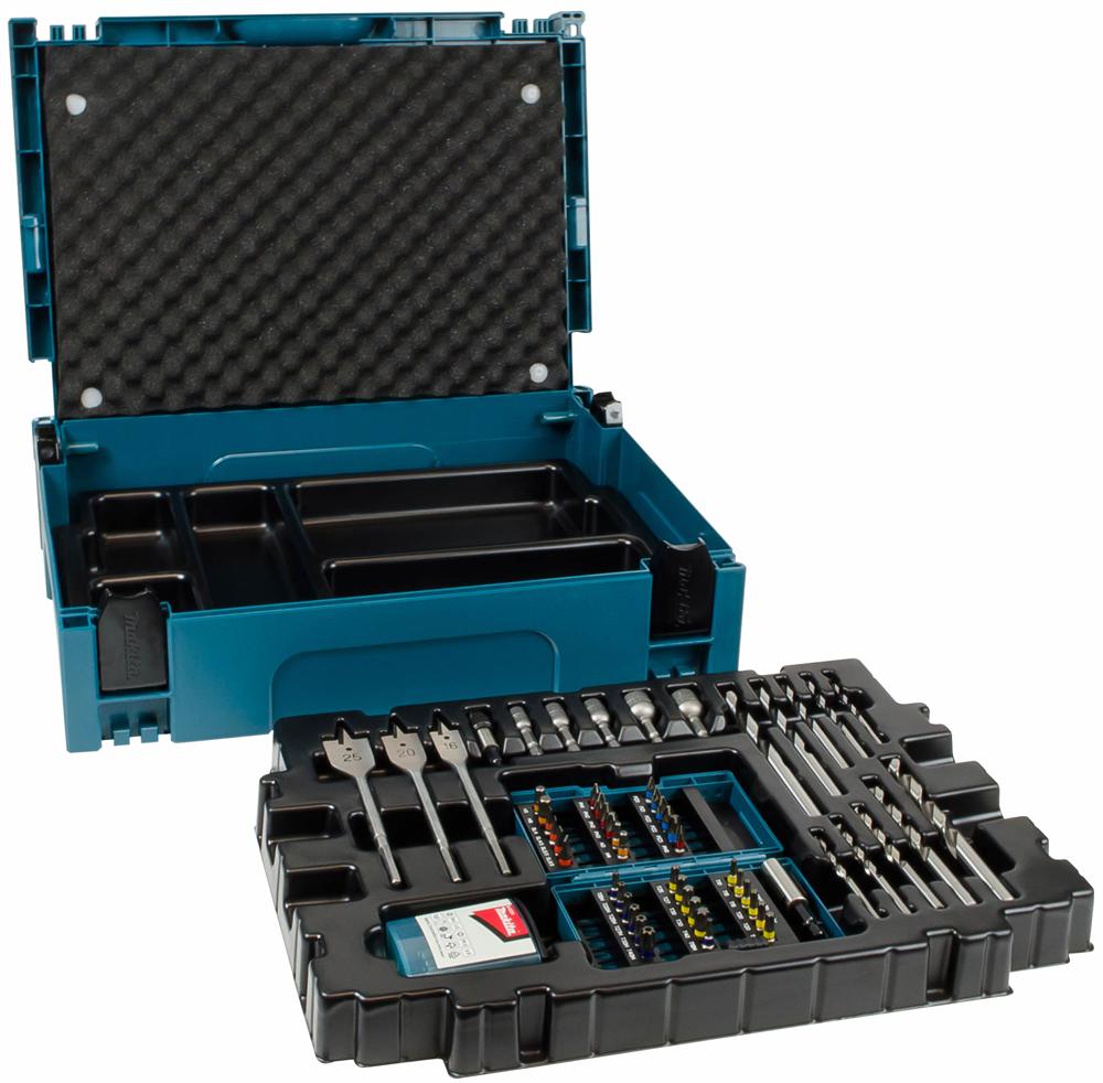B-43044 66 PC ACCESSORY SET IN MAKPAC CASE MAKITA