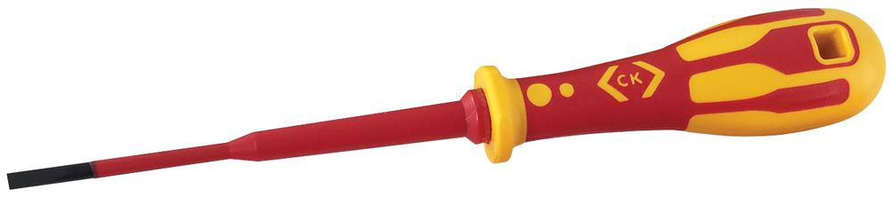 T49244-040 SLOTTED SCREWDRIVER, 4M DIA, 195MM CK TOOLS