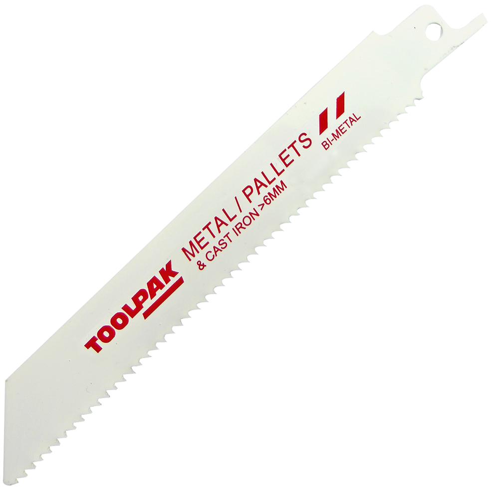 RB06 WOOD / METAL RECIP SAW BLADES 18TPI PK5 TOOLPAK